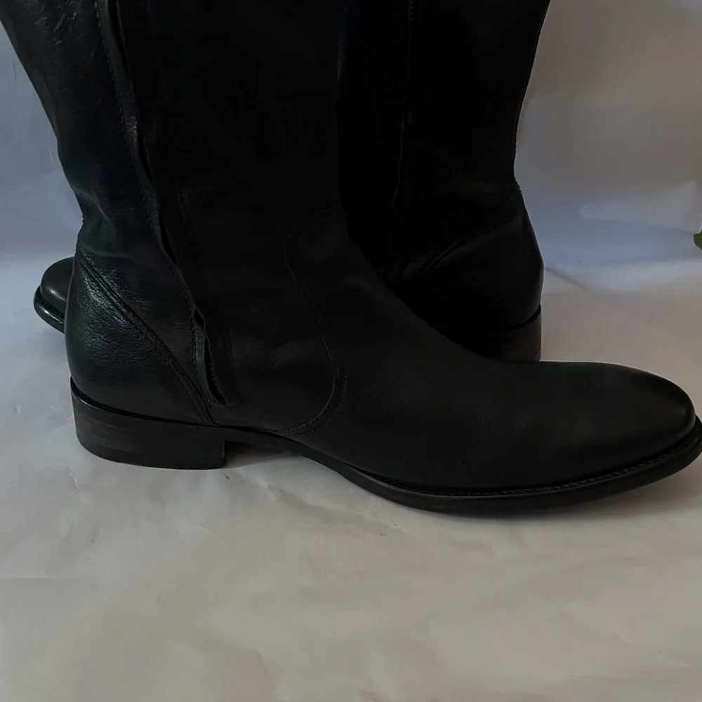 Cole Haan Black Leather Men's Boots Size 11.5 - Picture 12 of 13